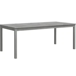 vidaXL - Tuintafel - Grijs - Massief acaciahout - 200 x 100 x 75 cm