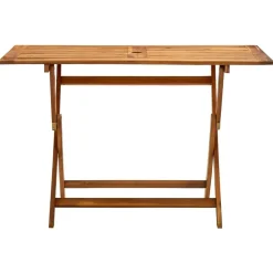 vidaXL - Tuintafel inklapbaar - Bruin -Massief acaciahout - 120 x 70 x 75 cm