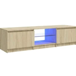 vidaXL - Tv-kast - Bruin - Bewerkt hout - 140 x 40 x 36 cm