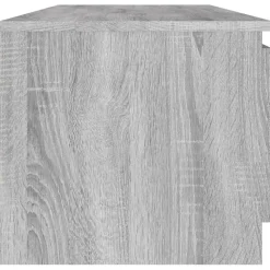 vidaXL - Tv-kast - Grijs - Bewerkt hout