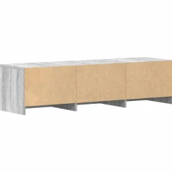 vidaXL - Tv-kast - Grijs - Bewerkt hout