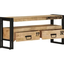 vidaXL - Tv-meubel - Bruin - Hout