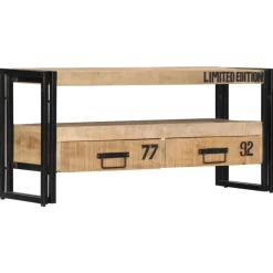 vidaXL - Tv-meubel - Bruin - Hout