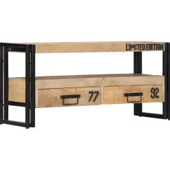 vidaXL - Tv-meubel - Bruin - Hout