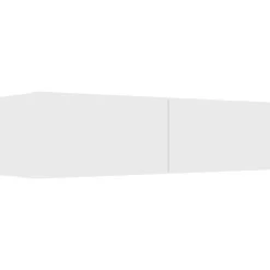 vidaXL - Tv-meubel - Wit - Bewerkt hout