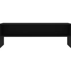 vidaXL - Tv-meubel - Zwart - Bewerkt hout