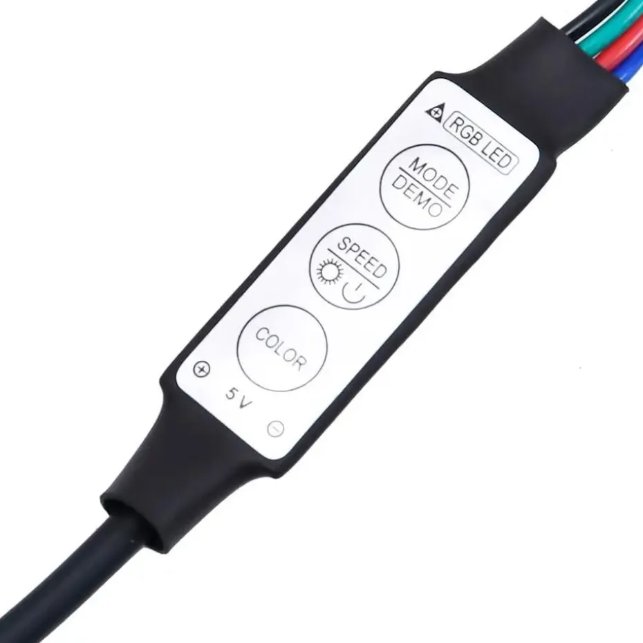 vidaXL - TV-meubel met LED en 3 deuren - Oud hout - 160x35x40 cm