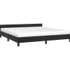 vidaXL - Tweepersoonsbed frame zonder matras - Zwart - Fluweel - 180x200 cm