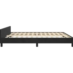 vidaXL - Tweepersoonsbed frame zonder matras - Zwart - Fluweel - 180x200 cm