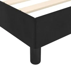 vidaXL - Tweepersoonsbed frame zonder matras - Zwart - Fluweel - 180x200 cm