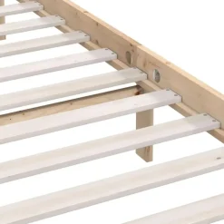 vidaXL - Tweepersoonsbed met hoofdbord - Massief grenenhout - 180x200 cm