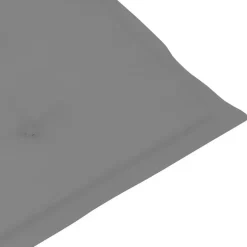 vidaXL - Verstelbare tuinstoelen met kussens - Grijs - Acaciahout - 2 stuks