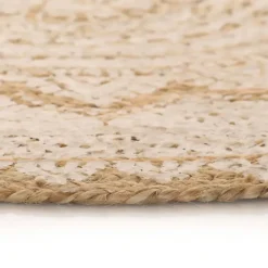 vidaXL - Vloerkleed - Beige - Jute - 210 cm