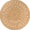vidaXL - Vloerkleed - Beige - Jute - 180 cm