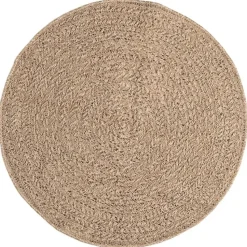 vidaXL - Vloerkleed - Bruin - Polypropyleen - Ø 90 cm