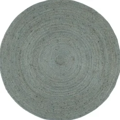 vidaXL - Vloerkleed - Groen - Jute