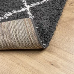 vidaXL - Vloerkleed - Zwart en crème - 100 x 200 cm