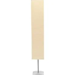 vidaXL - Vloerlamp - Beige - Papier - 135 cm