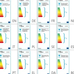 vidaXL - Vloerlamp - Zwart - Stof