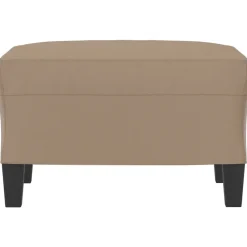 vidaXL - Voetenbank - Bruin - Kunstleer - 60 x 50 x 41 cm