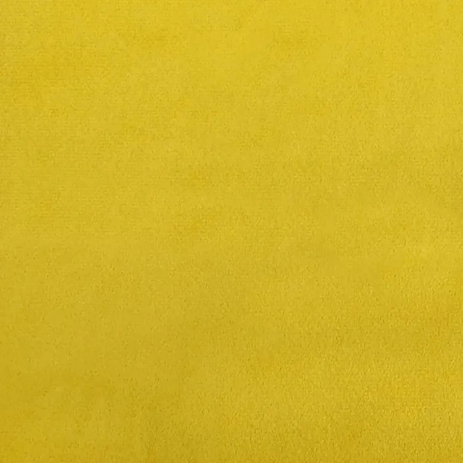 vidaXL - Voetenbank - Geel - Fluweel