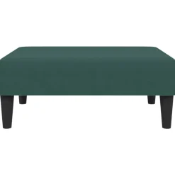 vidaXL - Voetenbank - Groen - Fluweel