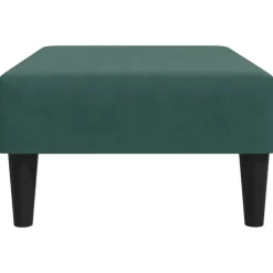 vidaXL - Voetenbank - Groen - Fluweel