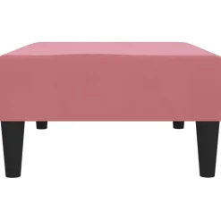 vidaXL - Voetenbank - Roze - Fluweel