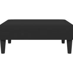 vidaXL - Voetenbank - Zwart - Fluweel