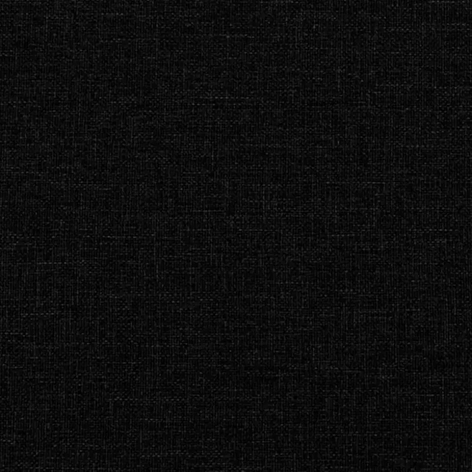 vidaXL - Voetenbank - Zwart - Stof - 60 x 50 x 41 cm