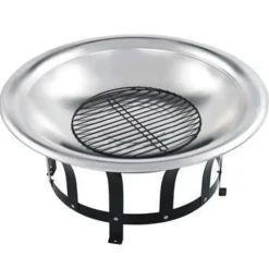 vidaXL - Vuurplaats - Zwart - Staal