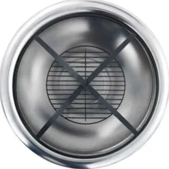 vidaXL - Vuurplaats - Zwart - Staal