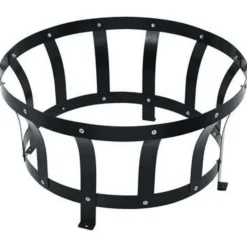 vidaXL - Vuurplaats - Zwart - Staal