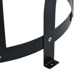 vidaXL - Vuurplaats - Zwart - Staal