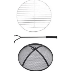 vidaXL - Vuurtafel - Bruin - Keramiek