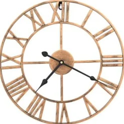 vidaXL - Wandklok - Goud - Metaal - 40 cm