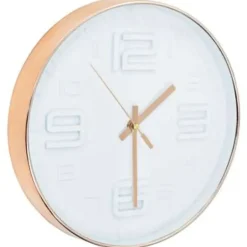 vidaXL - Wandklok - Wit - Polypropyleen