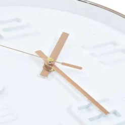 vidaXL - Wandklok - Wit - Polypropyleen