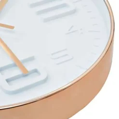 vidaXL - Wandklok - Wit - Polypropyleen