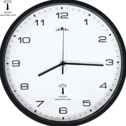 vidaXL - Wandklok - Wit - Polypropyleen