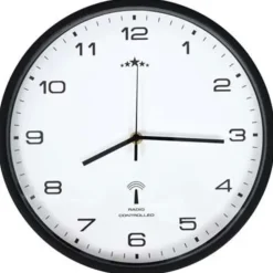 vidaXL - Wandklok - Wit - Polypropyleen