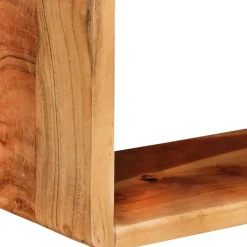 vidaXL - Wandkubus - Bruin - Hout