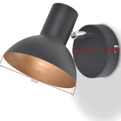 vidaXL - Wandlamp - Multikleur - Metaal - 2 stuks