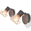 vidaXL - Wandlamp - Multikleur - Metaal - 2 stuks