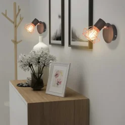 vidaXL - Wandlamp - Multikleur - Metaal - 2 stuks
