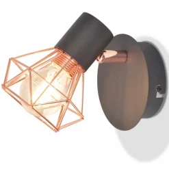 vidaXL - Wandlamp - Multikleur - Metaal - 2 stuks