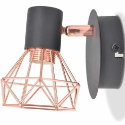 vidaXL - Wandlamp - Multikleur - Metaal - 2 stuks