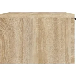 vidaXL - Wandnachtkastje - Bruin - Bewerkt hout