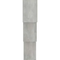 vidaXL - Wandplank - Grijs - Bewerkt hout