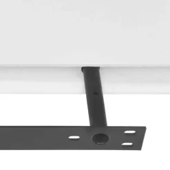 vidaXL - Wandrek - Wit - MDF - 120 cm - 4 stuks